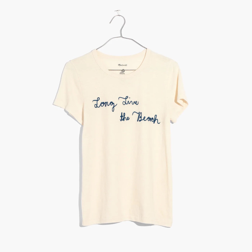 Madewell X Surfrider Foundation Long Live The Beach Tee